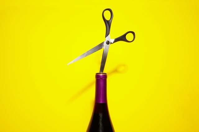 How to open a bottle of wine in a bind