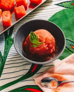 Read more about the article Watermelon Basil Sorbet